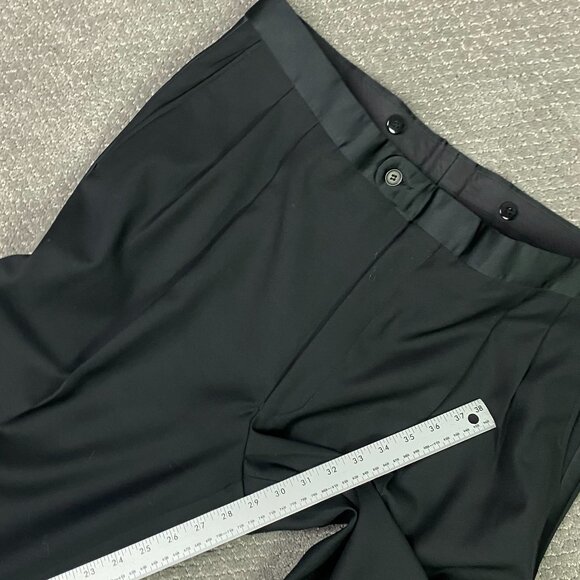 Jack Victor Tuxedo Jacket 44R Pants 38R Black Men's Formal Wear Duke Super 100s - Picture 15 of 16